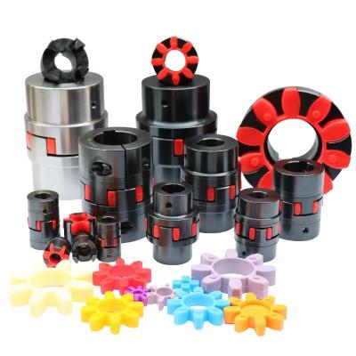 China Wholesale T Type Claw Hotels Factory Price Rubber Star Coupling Plum Blossom Buffer Shaft Coupling for sale