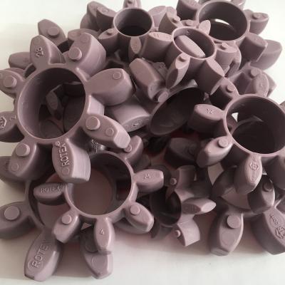 China Plum Polyurethane Hotels Flower Rubber Pad Flexible Coupling Types for sale