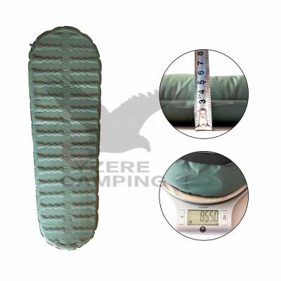 China 2021 outdoor plus fashion and best selling product, ultralight sleep pad/mat, half half foam puff up, fish bone sleep pad for sale