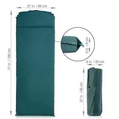 China 2022 outdoor the best selling product, 8cm thickness self-inflate sleeping pad for sale