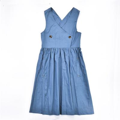 China 2020 New Design Anti-wrinkle Children Clothing Girls Diary Long Vest Dress ELEGANT for sale