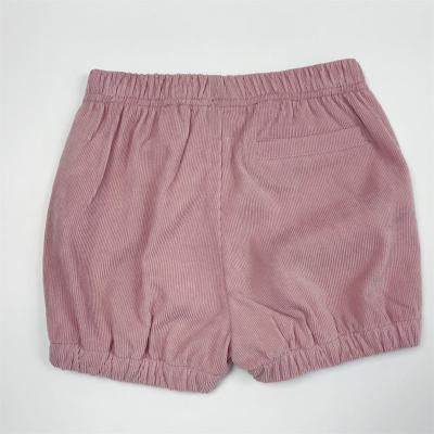 China Wholesale Children's Autumn Spring Anti-pilling Shorts Little Girl Corduroy Shorts High Quality Soft Girl Kids Shorts for sale