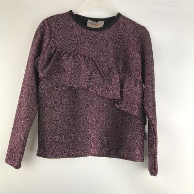 China GIitter 2020 new design children's clothing autumn and winter fashion glitter wholesale girls' long sleeve t-shirts for sale