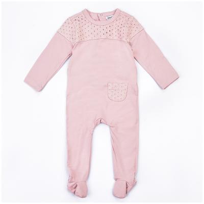 China 2020 Wholesale 95%Cotton 5%Spandex Newborn Clothes Cotton Baby Rompers Organic Baby Winter Romper for sale