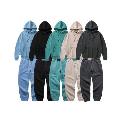 China YLS Breathable Wholesale Men Stacked Tracksuit UK Sweat Suits Streetwear Sweat Suits Plus Size Jogger Set for sale