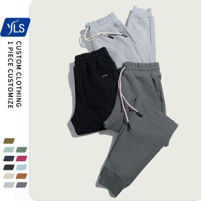 China YLS Hot Selling Anti-pilling Sports Fleece Plain Pants Custom Loose Jogger Track Pants Sweatpants Men for sale