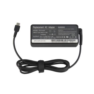 China LAPTOP USB-C TYPE-C Power Charger Adapter ADLX65YCC3A For New Lenovo ThinkPad X1 Carbon for sale