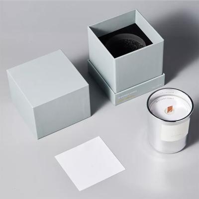 China Recyclable Luxury Custom Empty Candle Box Wholesale Gift Candle Packaging Box for sale