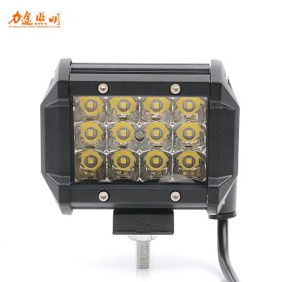 China Automotive Industry 2021 LITU LED Work Lights 12V 24V LED Driving Work Light 4 Inch 36W Square Offroad LED Spot Light for sale