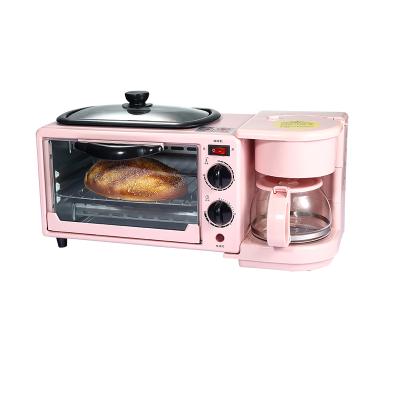 China 2021 New Design Hotel Multifunctional Breakfast Maker Oven Toaster Portable Coffee Maker for sale