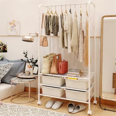 China Nordic Stored Hanger Clothes Hat Metal Shoe Rack Coat Hanger Rack Storage Rack Shelves for sale