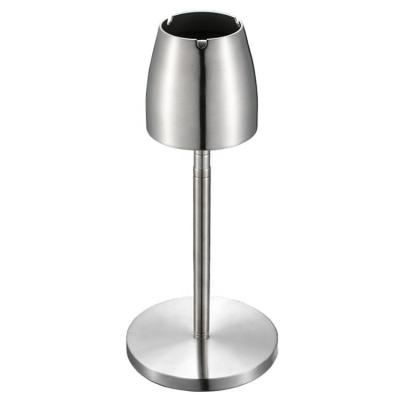 China Outdoor Smoking Ashtray Ashtray Cigarettes Standing Windproof Holder Smokeless Ashtray Stainless Steel Ashtray for sale