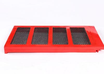 China Anti - Clogging Sand Vibrating Screen Poly Strip Self Cleaning Rock Shaker Screen for sale