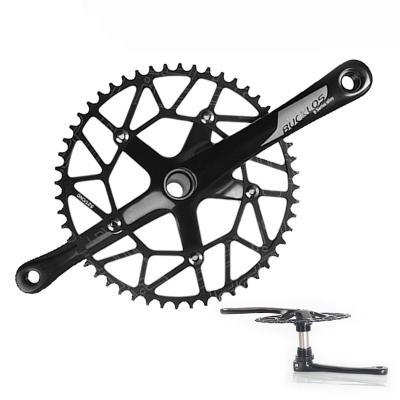 China 130BCD Cogwheel Mountain Bike Crankset Gear Sprocket Single Crank And Bicycle Crank New Style Integral Single Set Mountain Bikes for sale