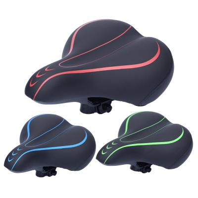 China Durable Outdoor Soft Memory Sponge Rainproof Soft Sponge PU Road Bike Bicycle Seat MTB Shockproof Bicycle Saddle for sale