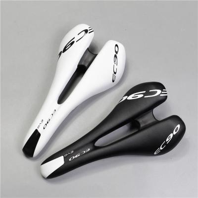 China EC 90 MTB Bicycle Saddle Luomo Lightning Arc Single Steel Cushion Road Bike Comfortable Cushion Saddle for sale