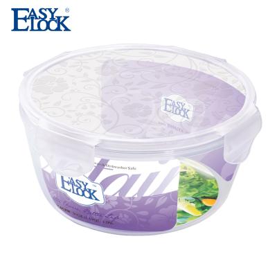 China Large Sustainable Plastic Food Grade PP Salad Storage Bowl for sale