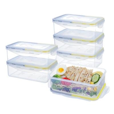 China 2021 Freshness Preservation Airtight Refrigerated Premium Best Kitchen Baby Plastic Containers Stackable Food Storage for sale