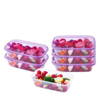 China 12 Piece Promotion Gift Freshness Preservation Set Plastic Crisper With Air Holes for sale