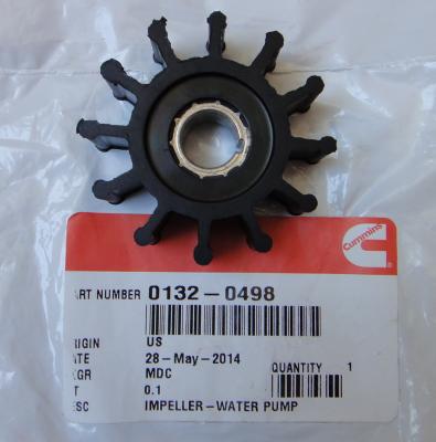 China USA ONAN CUMMINS diesel generator parts,Impeller of seawater pump for ONAN, 0132-0498,05411316 for sale