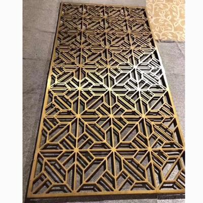 China CLASSIC Laser Cut Metal Wall Facade Decorative Mashrabiya Screen Partitions for sale