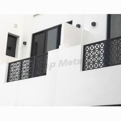 China Mashrabiya Hot Decorative Screen Product Easily Assembled Aluminum Exterior Barrier Laser Cutting Sheet For House Design for sale