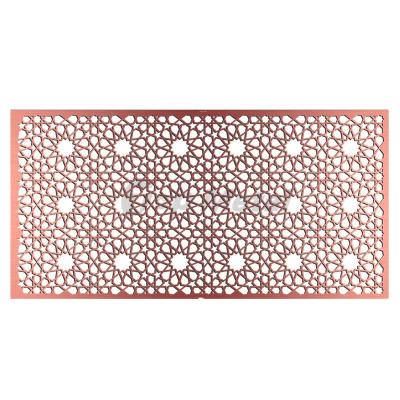 China Easily Assembled Laser Cut Metal Screens Outdoor Decorative Panels Roof Aluminum Screen Garden Fence for sale