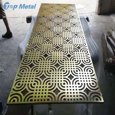 China Outdoor Eco - Friendly Decorative Laser Cut Metal Fencing Panel Screen for sale