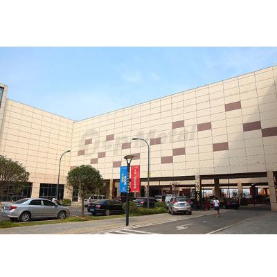 China Modern Exterior Facade System Aluminum Metal Wall Cladding For Building for sale