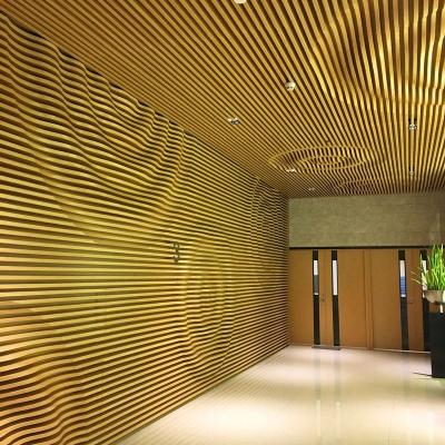 China Ceilings supplier professional style interior wood aluminum ceiling integrated wall decoration new with popular style for sale