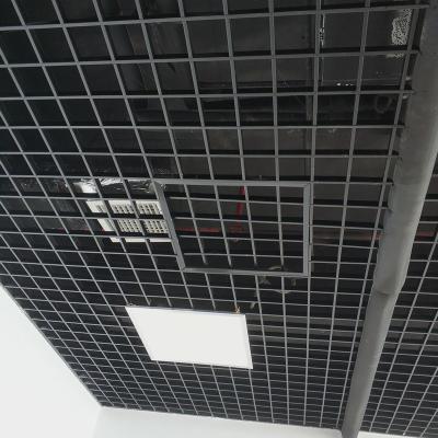 China Integrated Ceilings Color Customized Open Cell Aluminum Lattice Drop Ceilings for sale