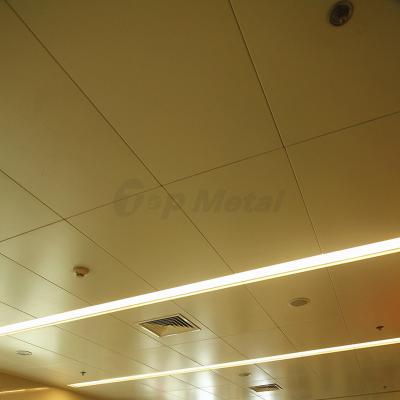 China Firing Systems Aluminum Metal Ceiling Tiles Running Ceilings Room Artistic Internal Top Roof Decoration for sale