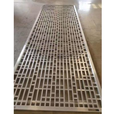 China Easily Assembled Building Decorative Aluminum Balcony Screens Outdoor Metal Fence Panel for sale