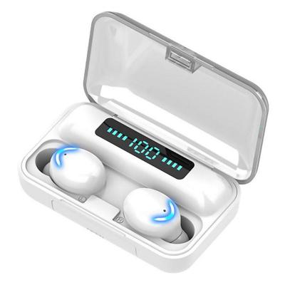 China f9-5c In-ear sports power phone ouvido sem fio mini f9 5.1v gaming hi-fi led wireless earbuds for sale