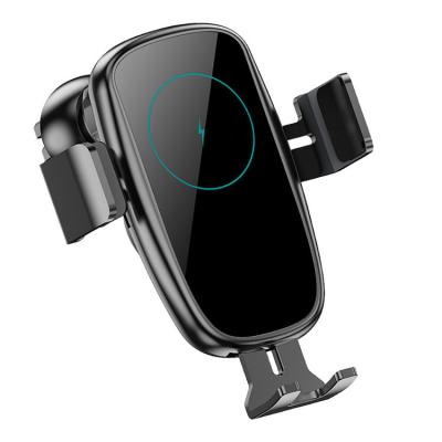 China 15w Chargerair Portable Car Mobile Phone Sensor Qi Wireless Charger Mount Auto Fast Auto Fix Phone Holder Automotive for sale