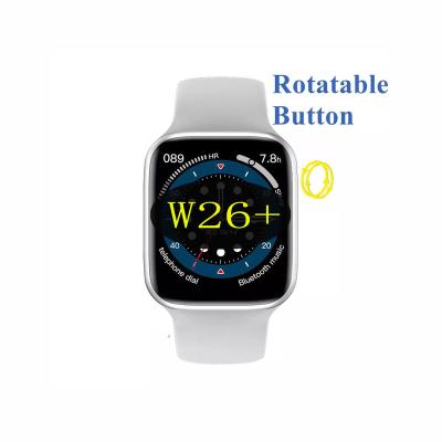 China 1.75 inch W26 6 pluse smart reloj series 5 touch screen Goog price new W26 W26+ original IWO Smart Watch W26 plus Smartwatch for apple for sale