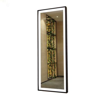 China Illuminated Custom Factory Mirror Wall Dressing Room Mirror With LED Lights for sale