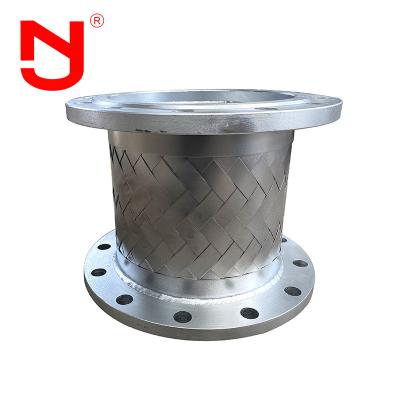 China Stainless Steel Wire Braided Corrugated Metal Hose Flexible Expansion Joint for sale