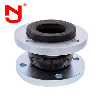 China Single Sphere Rubber Flexible SS304 Flange EPDM Connection Type For Rubber Flex Joint for sale