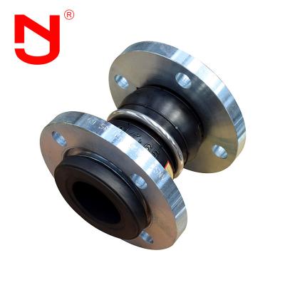 China Double Sphere Rubber Expansion Joint Connection Type Of NBR Rubber Expansion Joint for sale