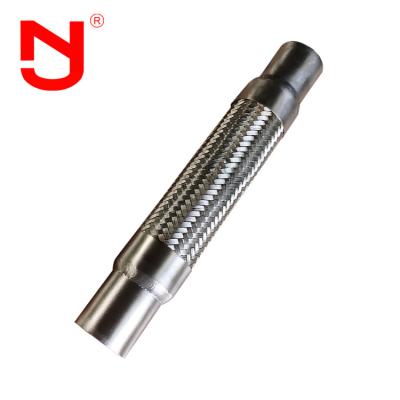 China Welded Metal Braided Pipe Connector Stainless Steel Wire Braided Corrugated for sale