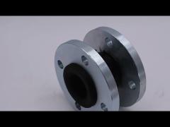 DN50 Flanged Single Sphere Rubber Expansion Joint  EPDM Connection Type For Nitrile Sealing