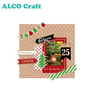 China 25pcs Africa Christmas Design Craft Paper Die Cut Shapes for sale