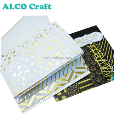 China Wholesale Custom Japan 2016 6x6 Inch Scrapbook Paper With Gold Foil For Diy for sale