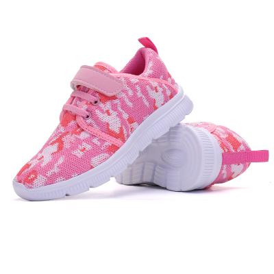 China 2021 Breathable Kids School Shoes Sneakers Sports Shoes Fashion Wholesale Outdoor Anti-skid Children Boys Hook And Loop Daily Life Sports Shoes for sale