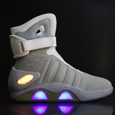 China Kids Sneakers Children's Glowing Princess Shoes With Light Flashing Usb Led, Men's Women's Led Shoes for sale