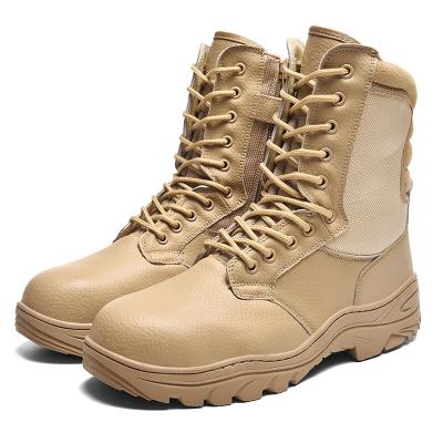 China Four Seasons Waterproof High Quality Men's Women's Boots Outsole Military Desert Boots New Combat Rubber Material Tactical Design for sale