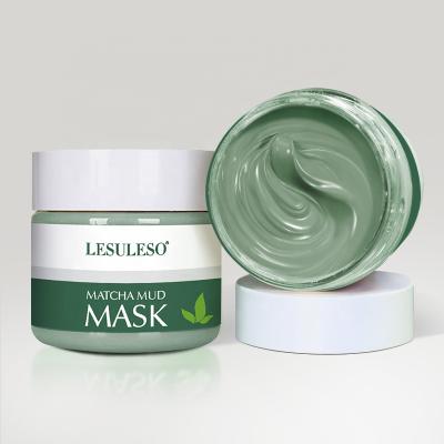 China Moisturizer Private Label Mud Mask Deep Cleansing Facial Skin Care Hydrate Green Tea Matcha Clay Mud Mask Detox Skin for sale