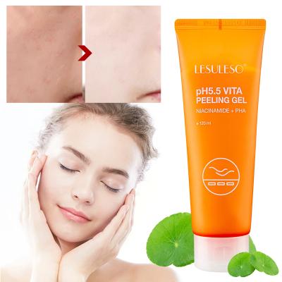 China Black Head Remover Scrub Gel Natural Exfoliating Skin Peeling Gel Remove Dead Skin Cells On Face Exfoliator Facial Gel for sale