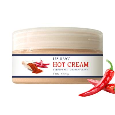 China Weight Loss OEM Private Label Pure Natural Ingredients Best Diet Cream Lose Weight Cellulite Removal Cayenne Pepper Hot Cream for sale